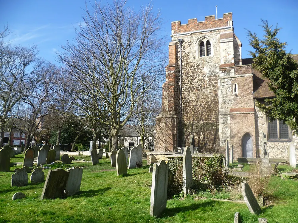 St Mary Magdalene's Church, East Ham, the local landmark of E6