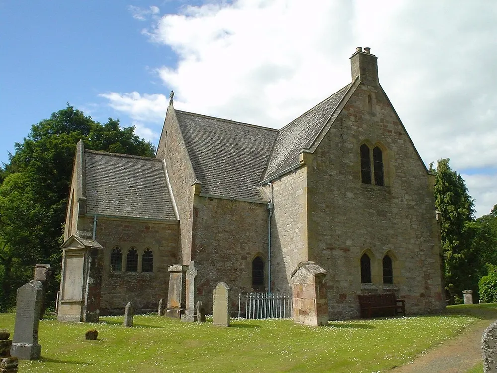 Humbie Parish Church, the local landmark of EH36