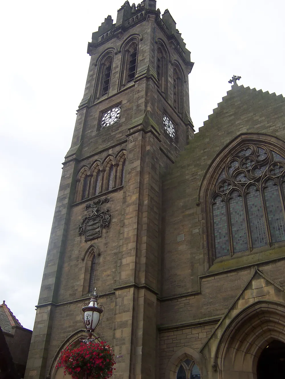Peebles Old Parish Church, the local landmark of EH45