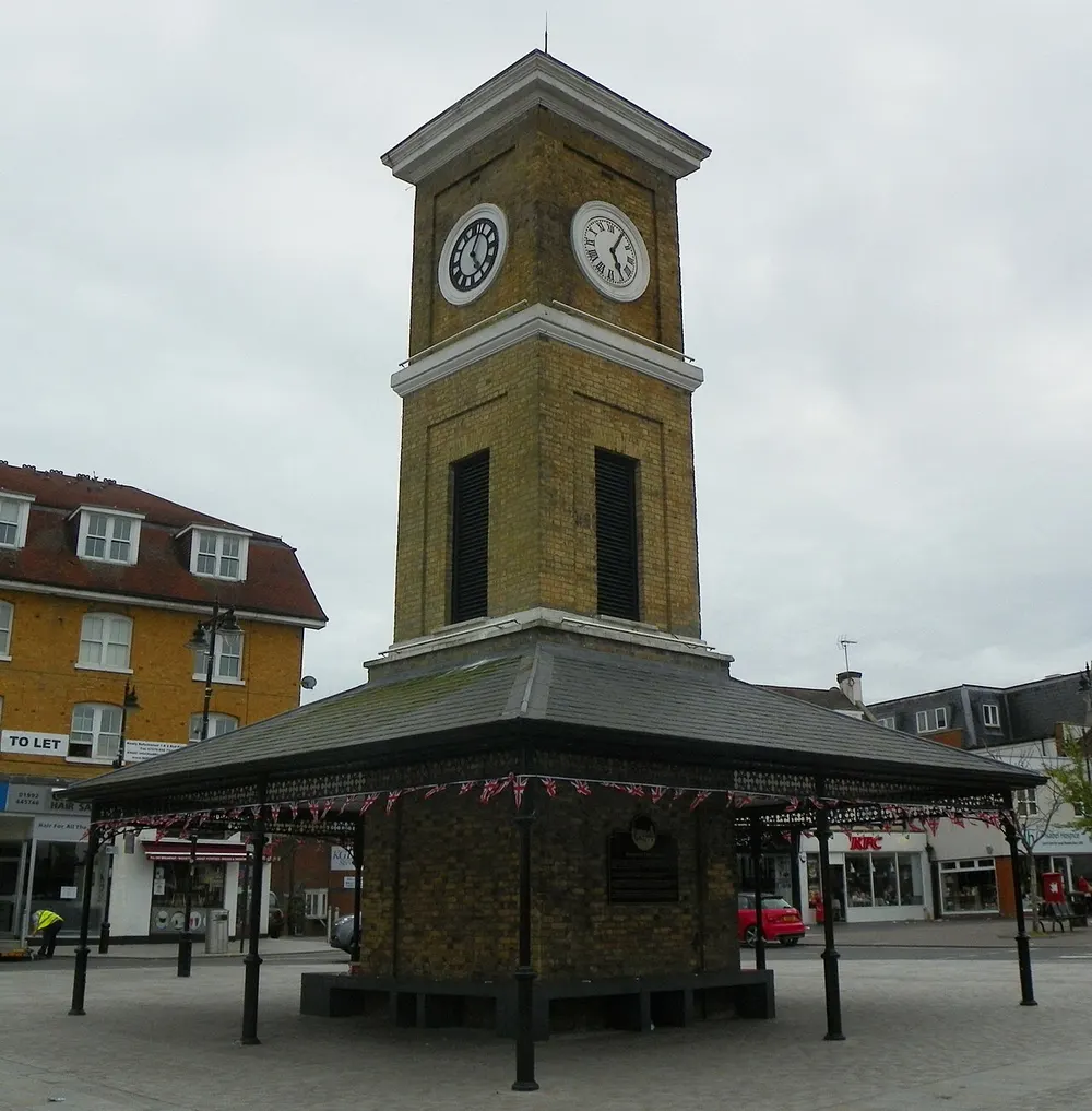Hoddesdon Town Hall, the local landmark of EN11