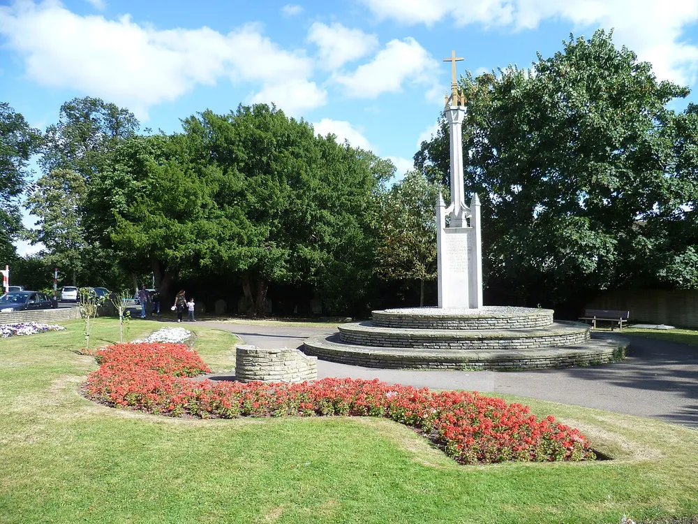 Potters Bar War Memorial, the local landmark of EN6