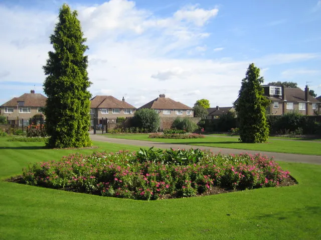 Cedars Park, Cheshunt, the local landmark of EN8