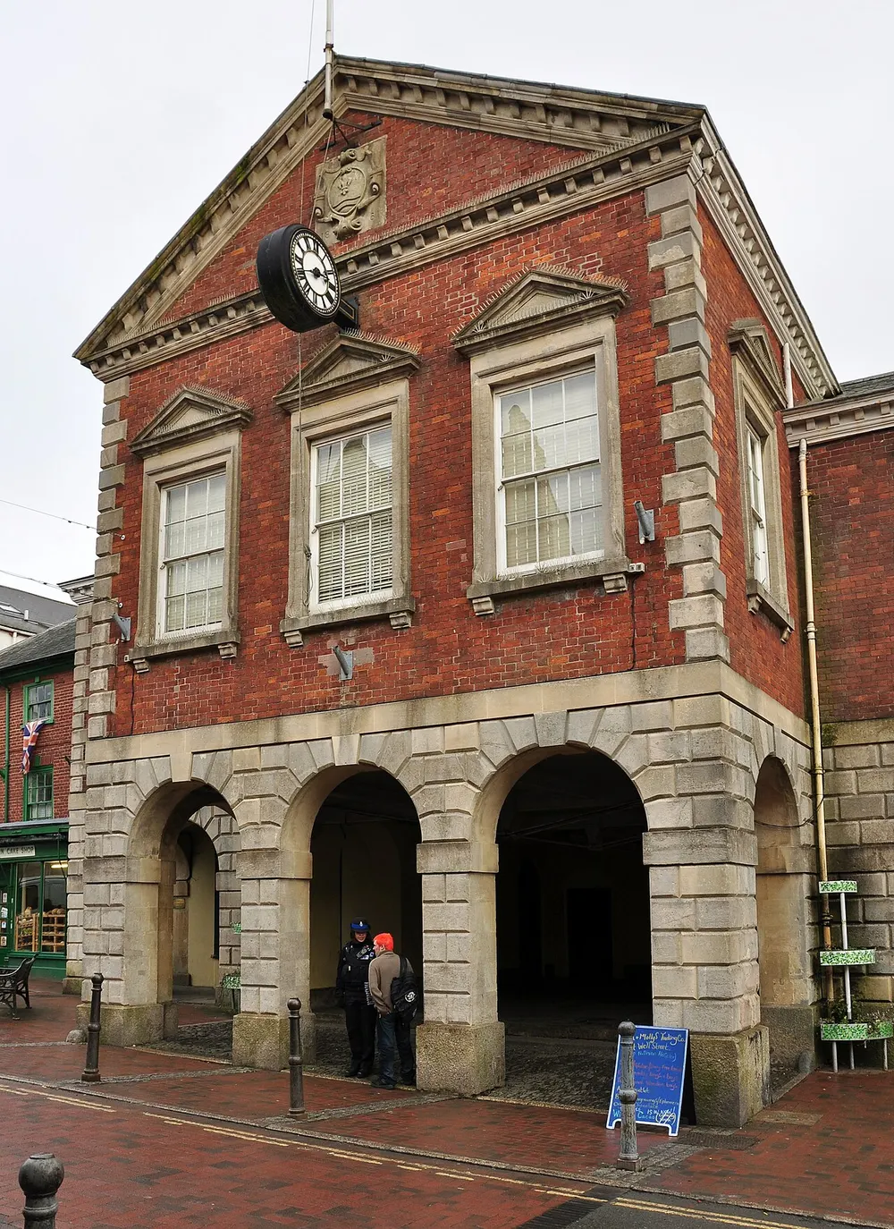 Great Torrington Town Hall, the local landmark of EX38