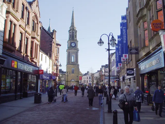 Falkirk Steeple, the local landmark of FK1