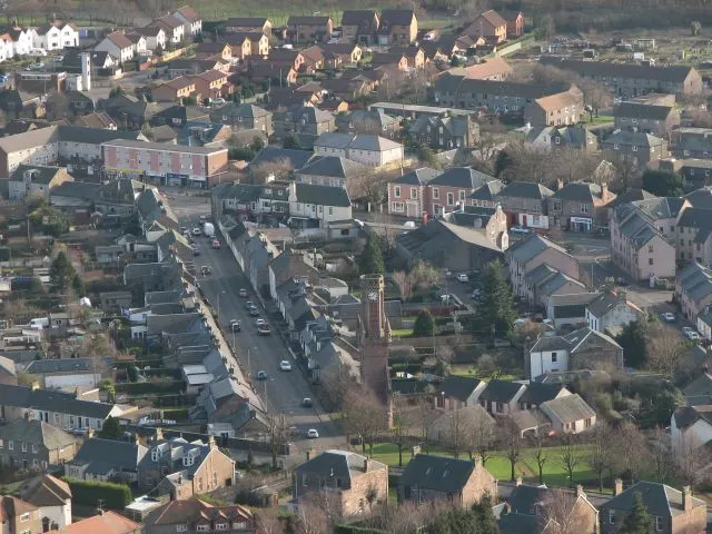 Tillicoultry, the local landmark of FK13