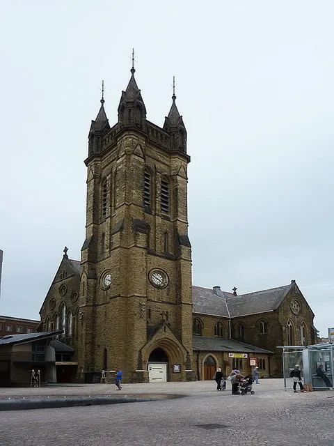 St John's Church, Blackpool, the local landmark of FY1