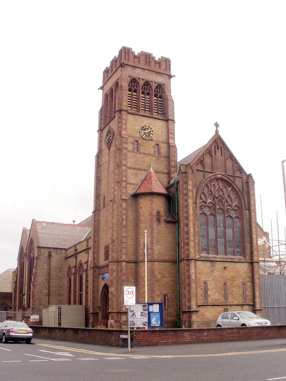 Holy Trinity Church, Blackpool, the local landmark of FY4