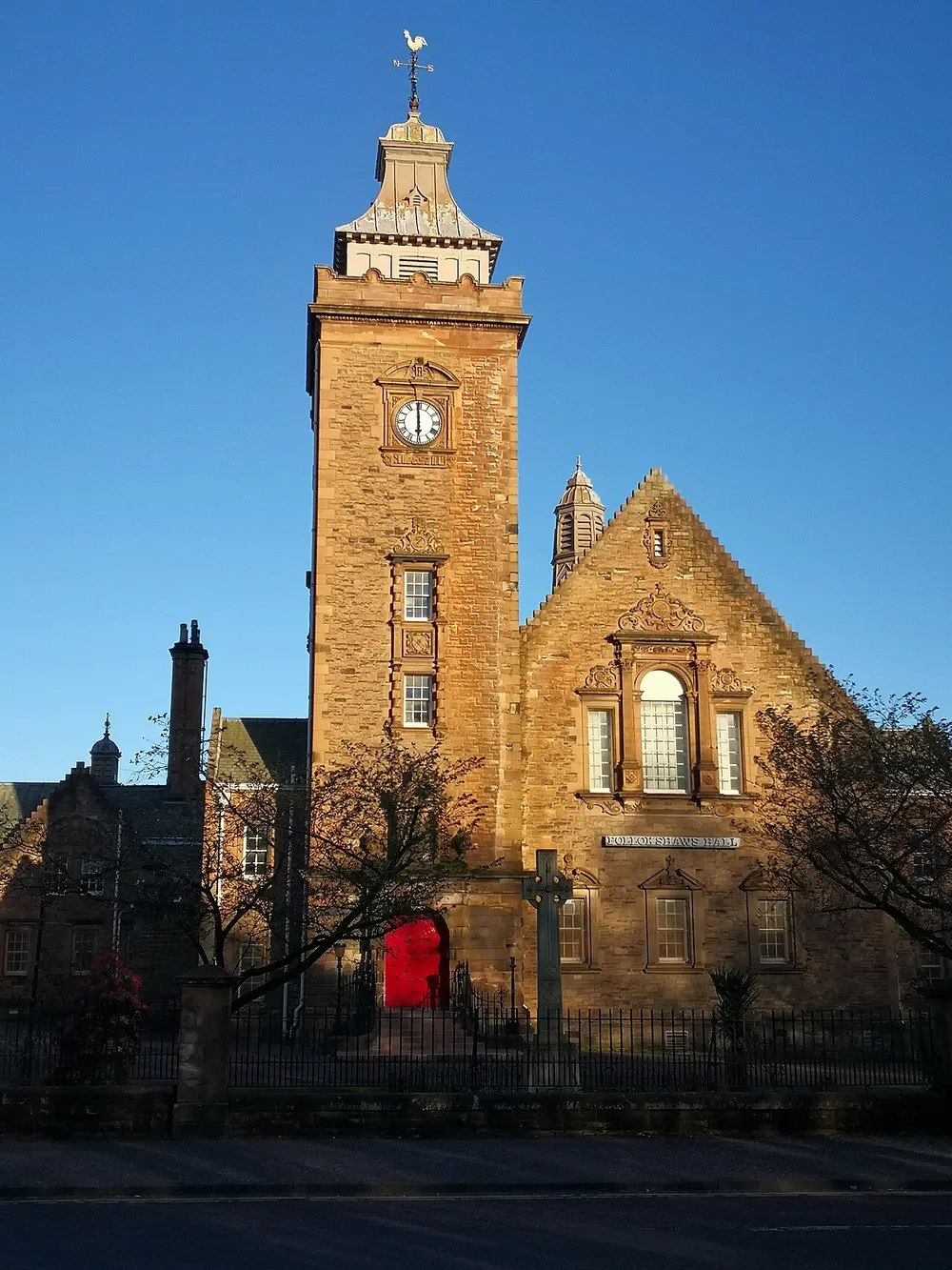 Pollokshaws Burgh Hall, the local landmark of G43