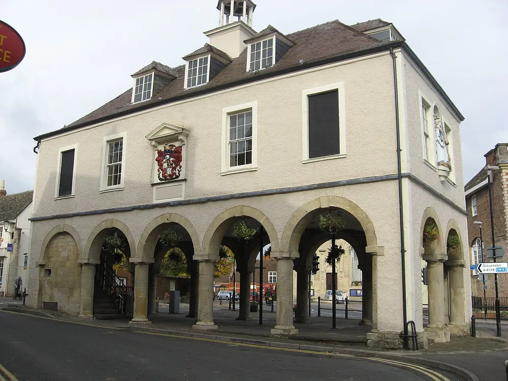 Dursley Town Hall, the local landmark of GL11