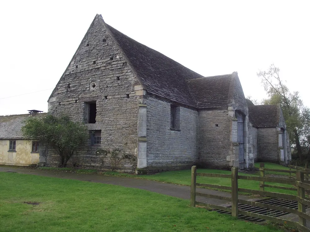Ashleworth Tithe Barn, the local landmark of GL19