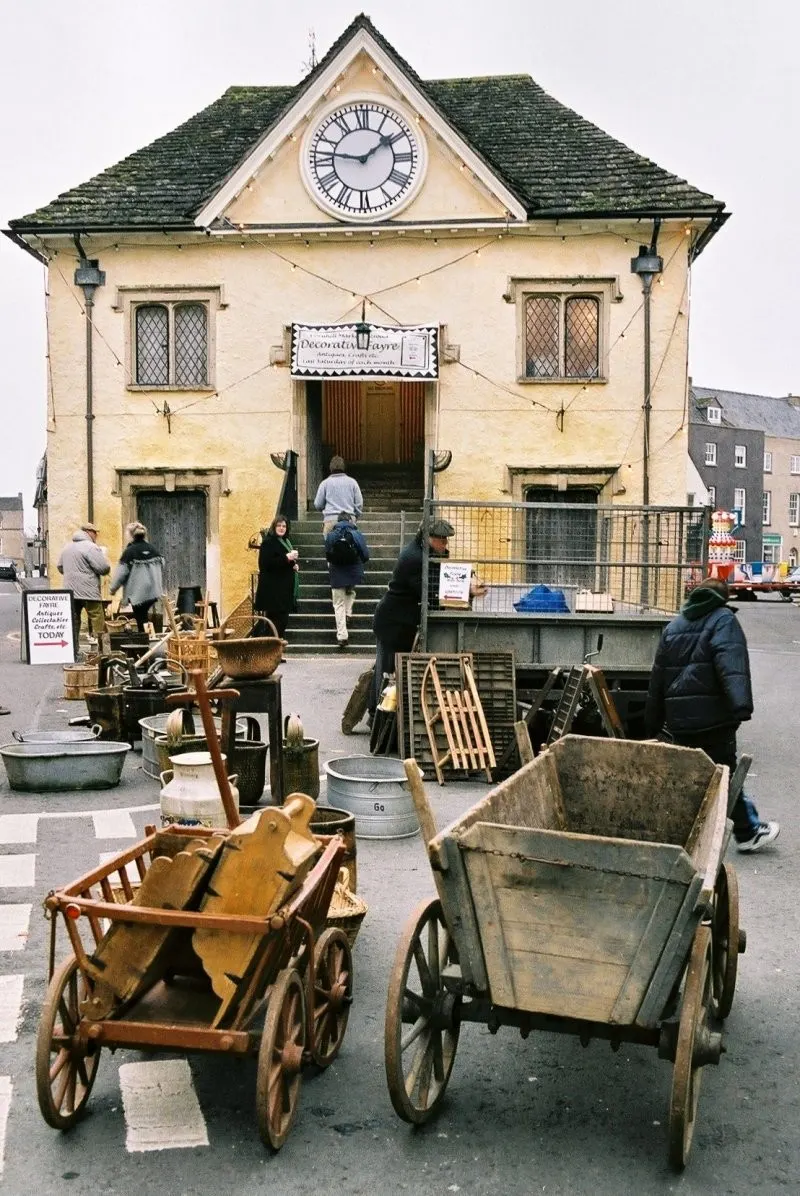 Tetbury Market House, the local landmark of GL8