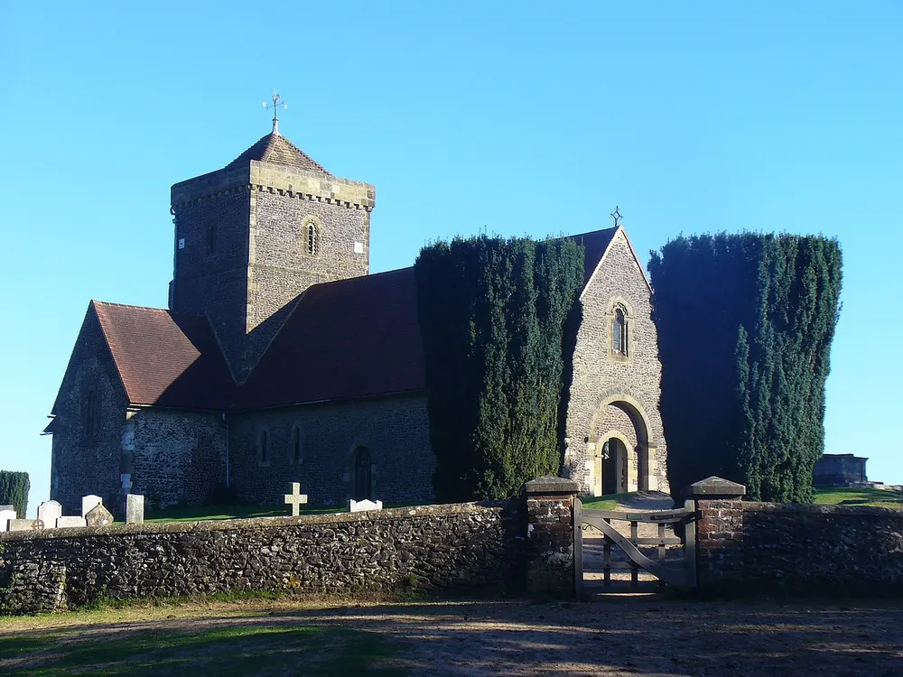 St Martha's Hill, the local landmark of GU4