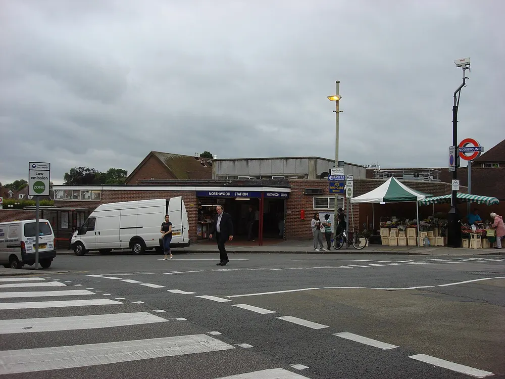 Northwood tube station, the local landmark of HA6