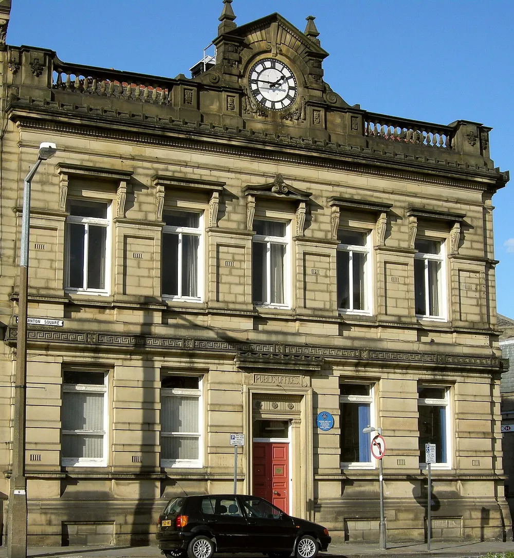 Brighouse Town Hall, the local landmark of HD6