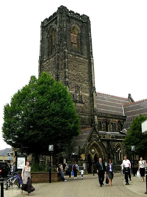 St Peter's Church, Harrogate, the local landmark of HG1