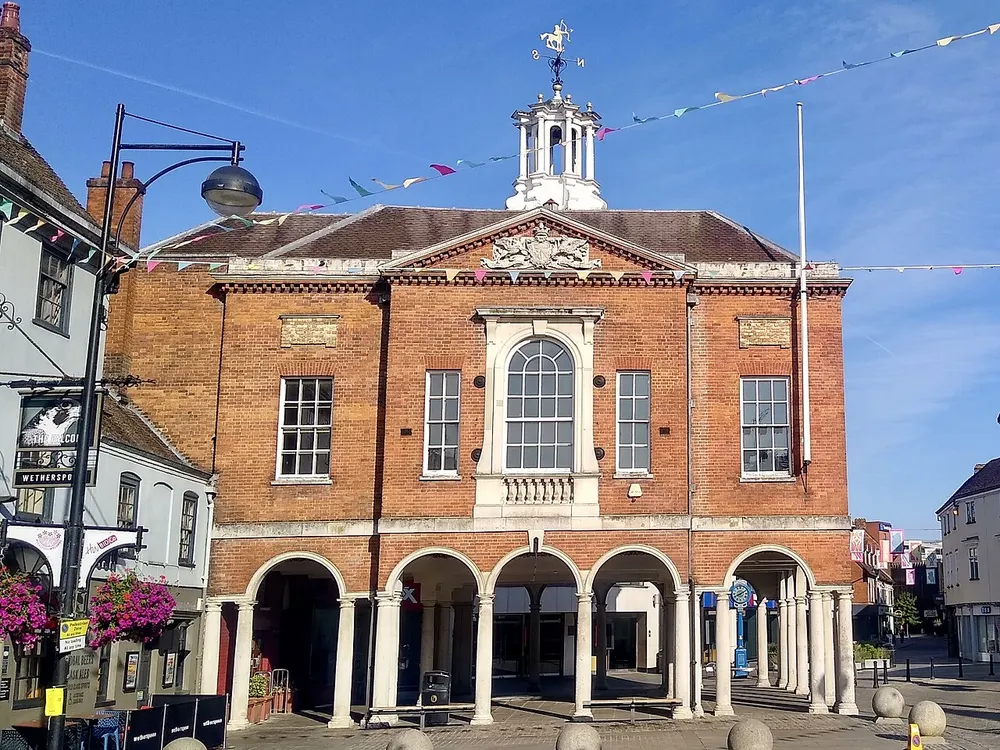 High Wycombe Guildhall, the local landmark of HP11