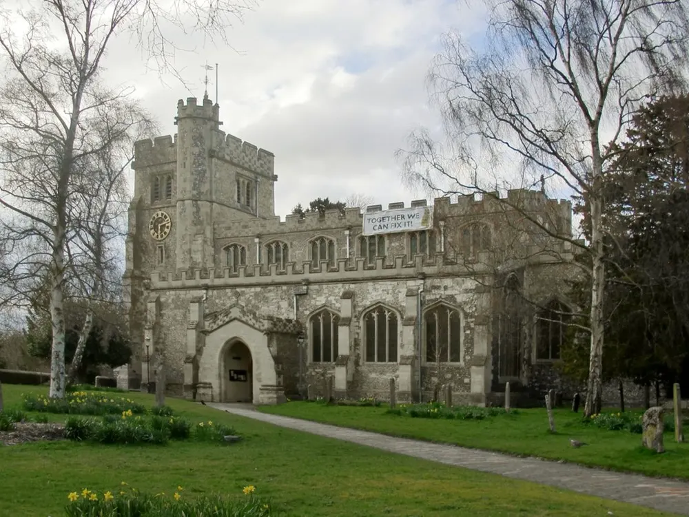 Church of St Peter and St Paul, Tring, the local landmark of HP23