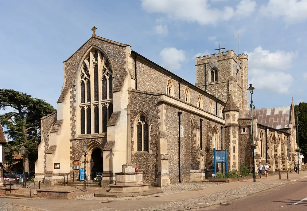 Church of St Peter, Great Berkhamsted, the local landmark of HP4