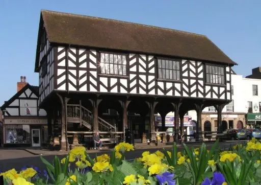 Ledbury Market Hall, the local landmark of HR8