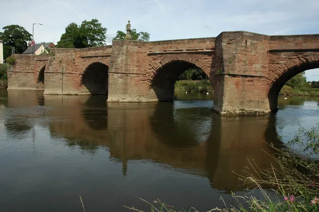 Wilton Bridge, the local landmark of HR9