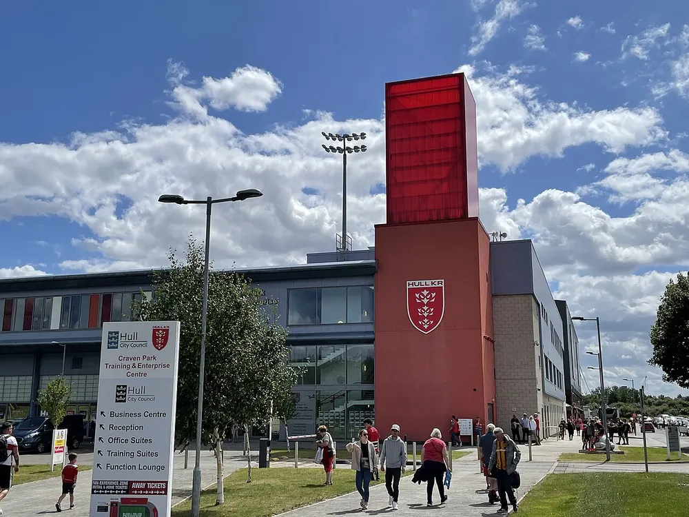 Craven Park, Hull, the local landmark of HU9