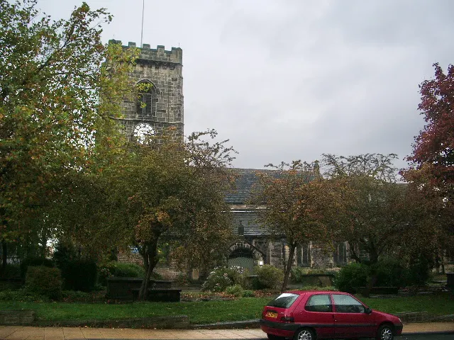 Church of St Mary, Elland, the local landmark of HX5