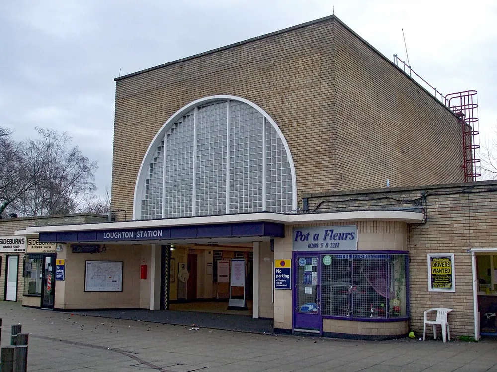 Loughton tube station, the local landmark of IG10