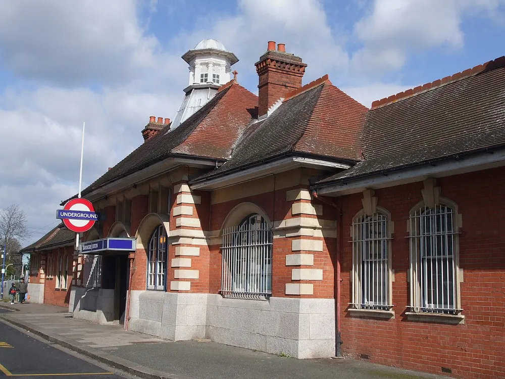 Barkingside tube station, the local landmark of IG6