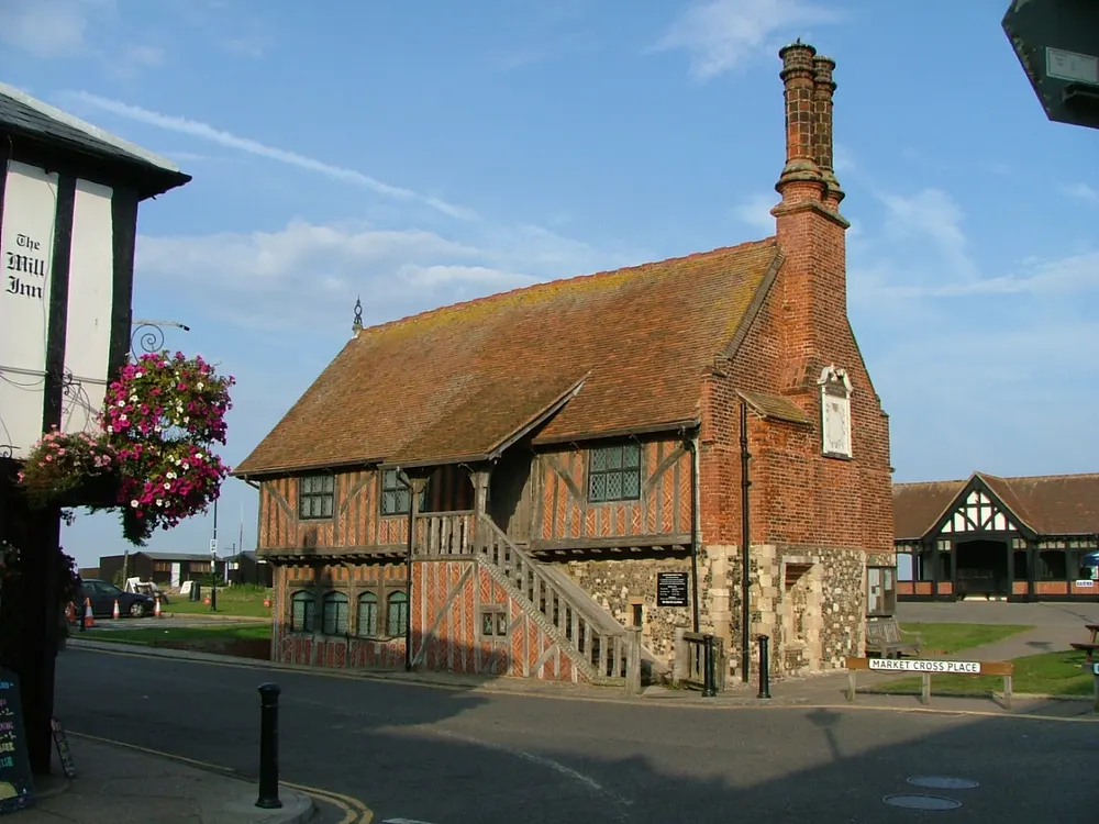 Moot Hall, Aldeburgh, the local landmark of IP15