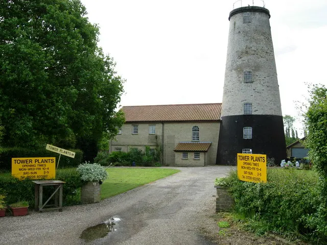 Skoulding's Mill, the local landmark of IP17