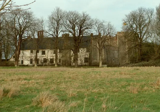 Wingfield Castle, the local landmark of IP21