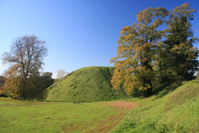 Thetford Castle, the local landmark of IP24