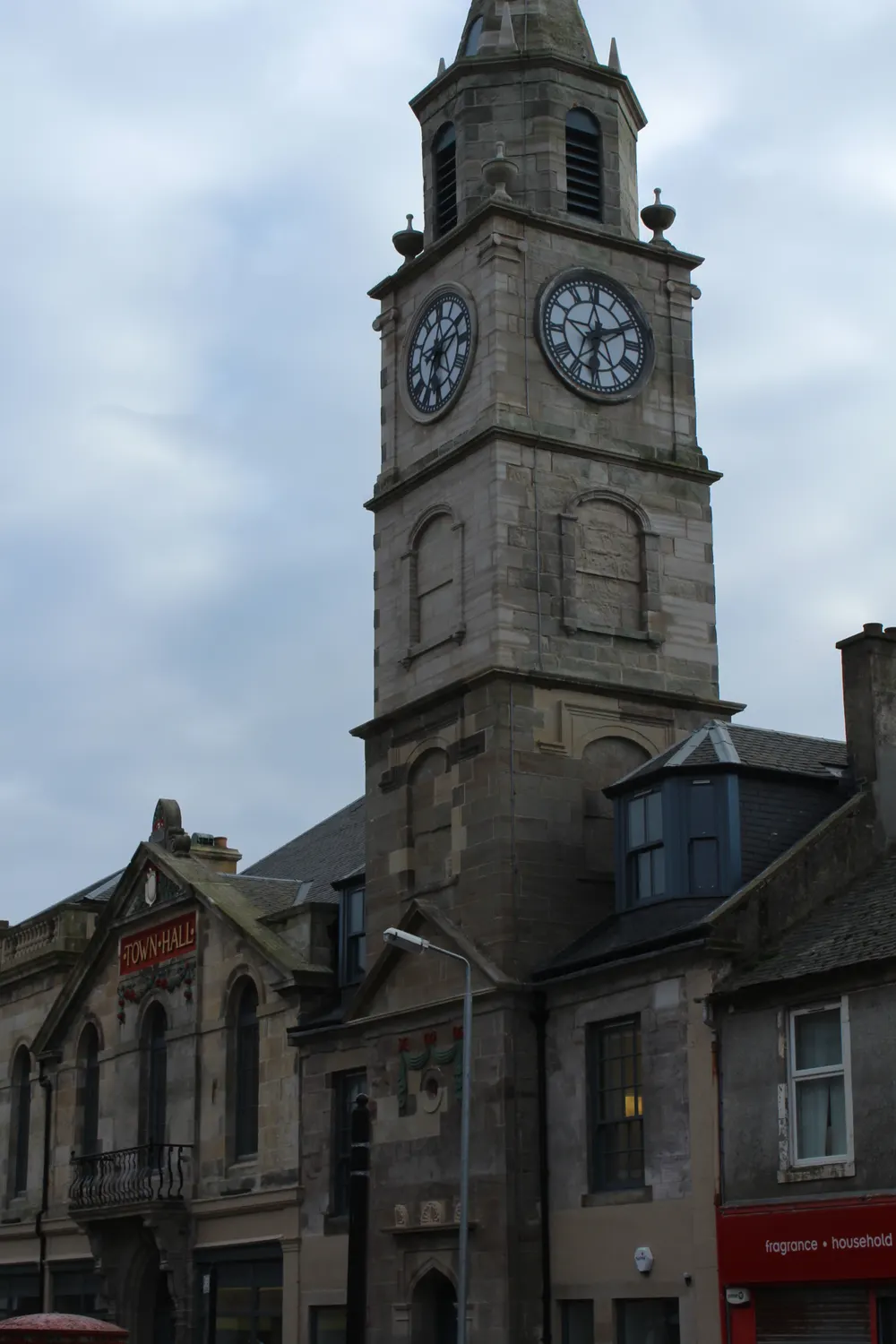 Saltcoats Town Hall, the local landmark of KA21