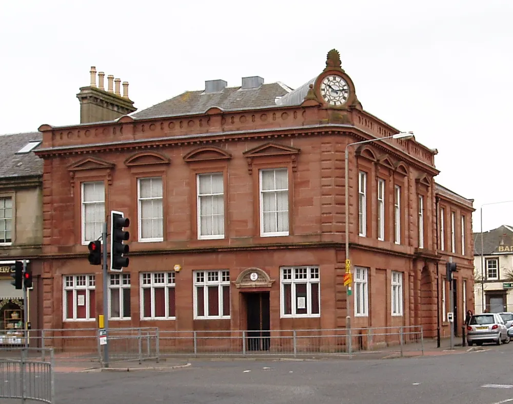 Old Town Hall, Ardrossan, the local landmark of KA22