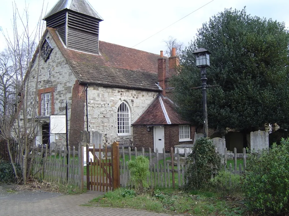 St George's Church, Esher, the local landmark of KT10
