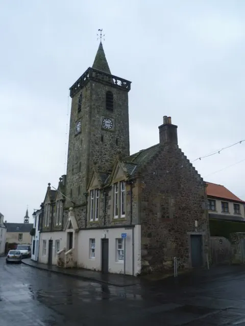 Auchtermuchty Town House, the local landmark of KY14