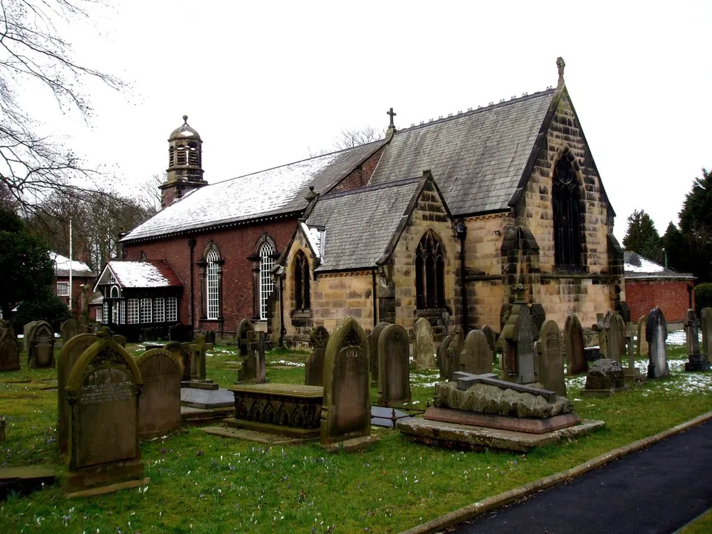 St Peter's Church, Formby, the local landmark of L37