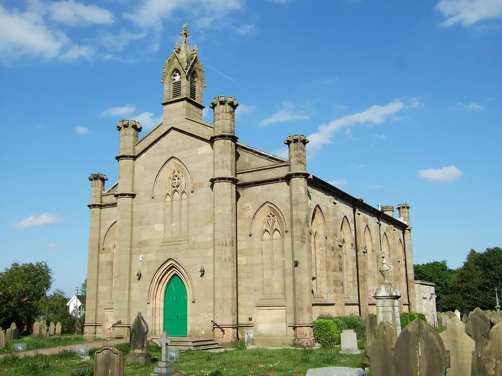 St John the Baptist Church, Burscough, the local landmark of L40