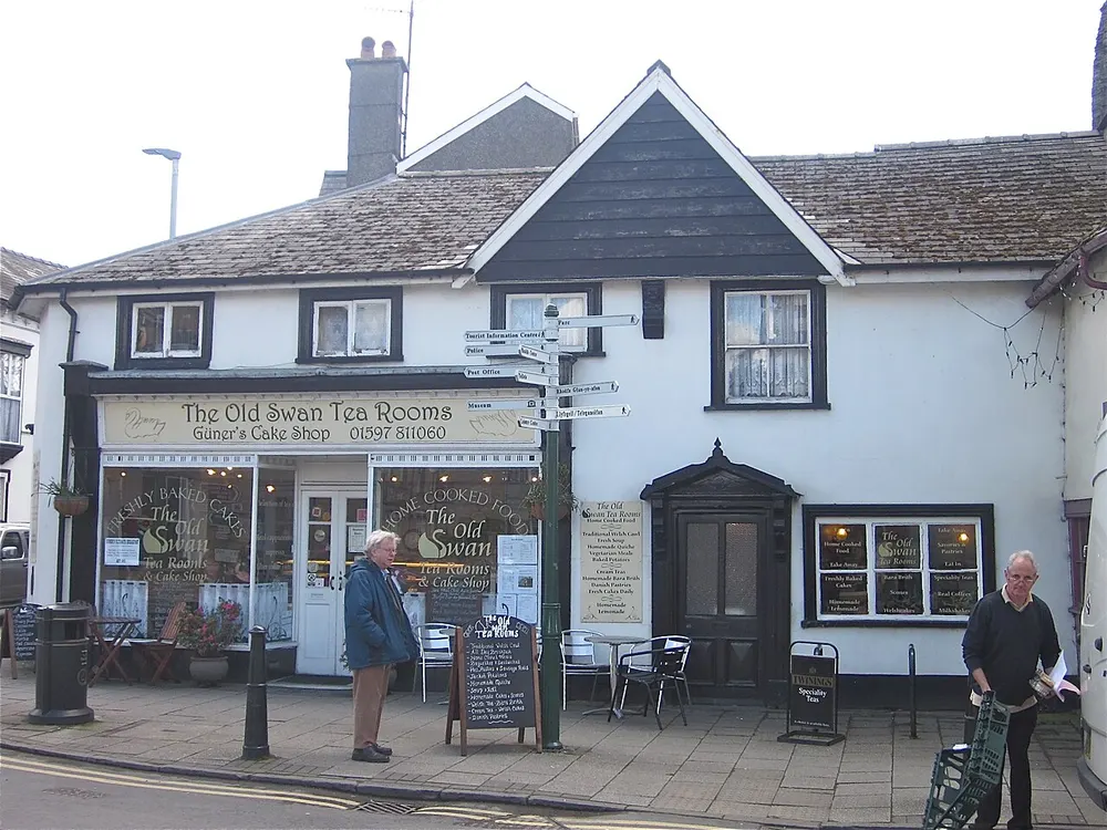 Old Swan, Rhayader, the local landmark of LD6
