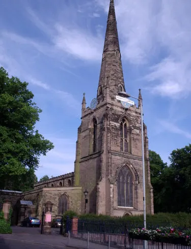 St Mary's Church, Hinckley, the local landmark of LE10