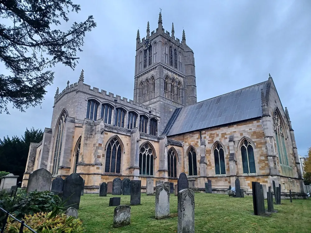 St Mary's Church, Melton Mowbray, the local landmark of LE13