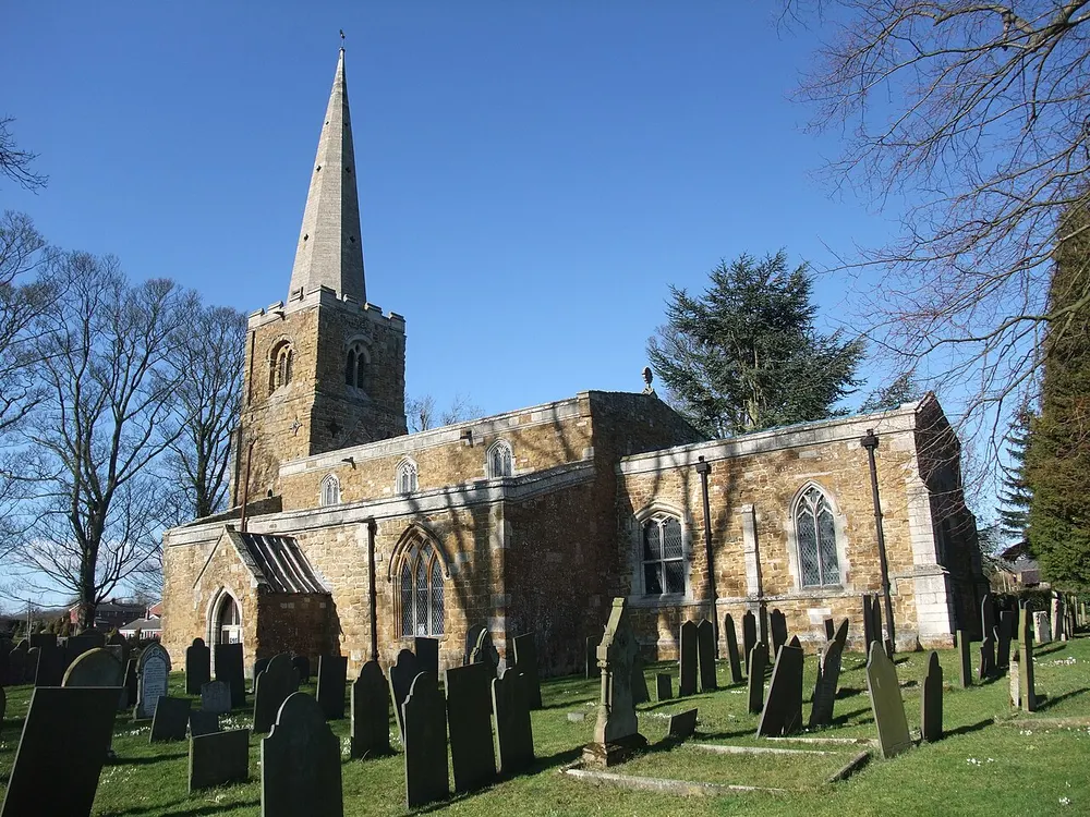 St James' Church, Ab Kettleby, the local landmark of LE14