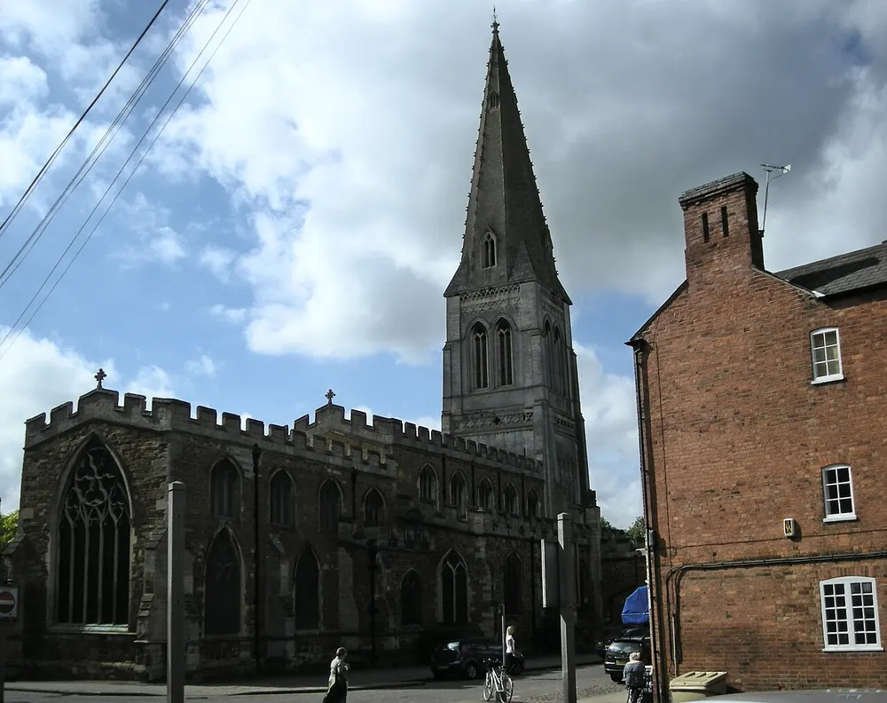 St Dionysius' Church, Market Harborough, the local landmark of LE16
