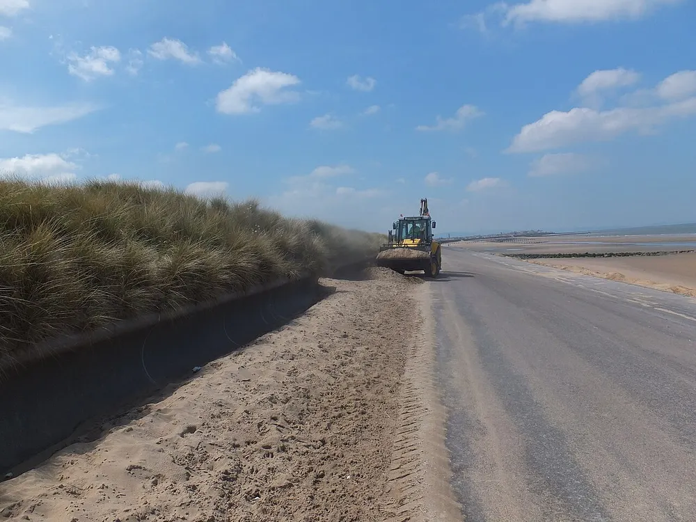 Ffrith Beach, the local landmark of LL19
