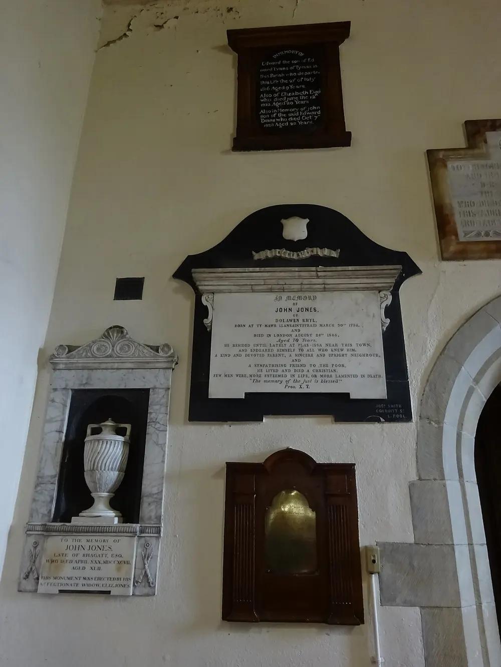 SS Mael and Sulien's Church, Corwen, the local landmark of LL21