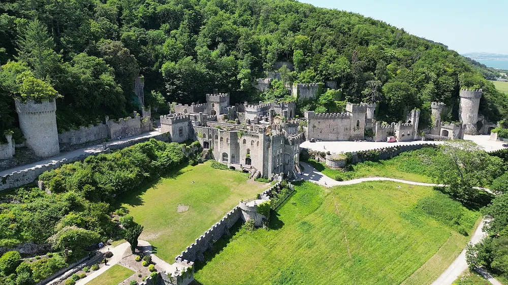 Gwrych Castle, the local landmark of LL22