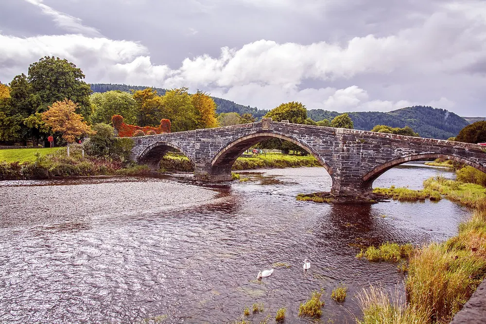 Pont Fawr, the local landmark of LL26
