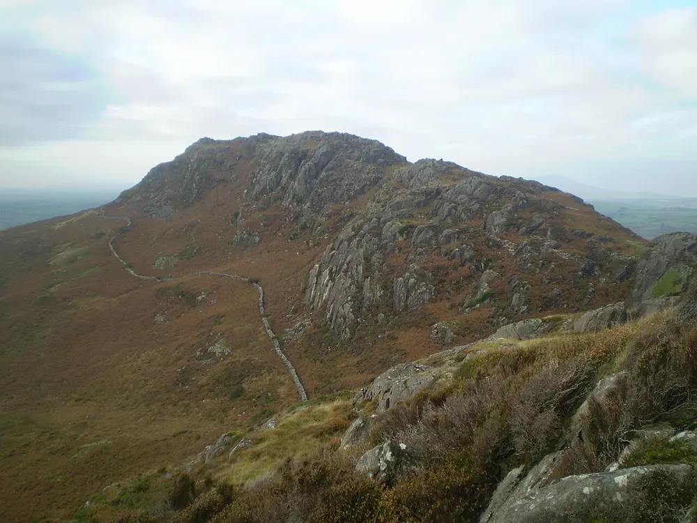 Moel y Gest, the local landmark of LL49