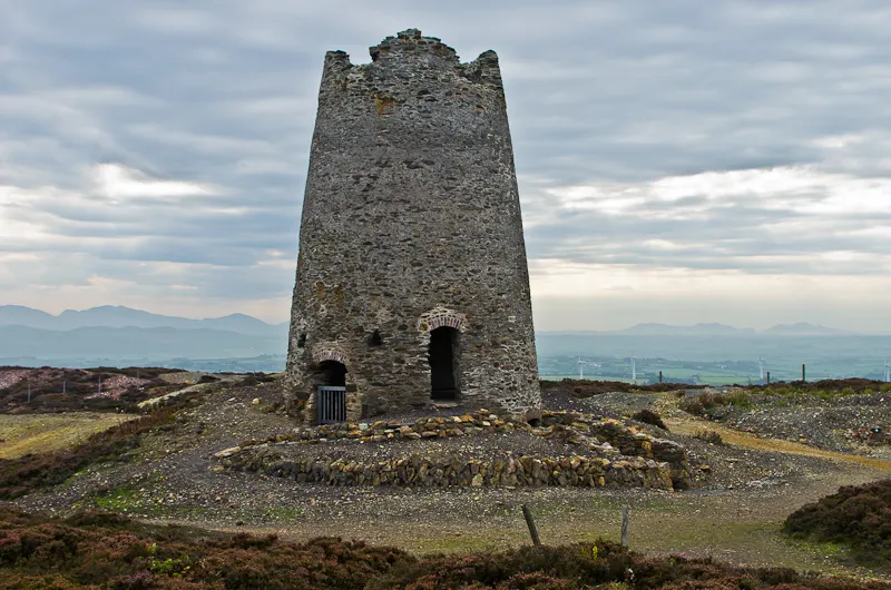 Parys Mountain Windmill, the local landmark of LL69