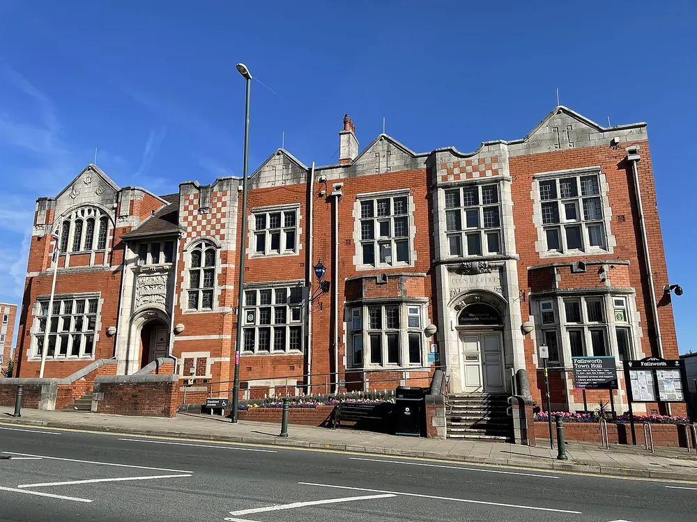 Failsworth Town Hall, the local landmark of M35